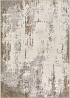 6x9 Area Rug Living Room Rugs - Washable Neutral Modern Abstract Soft Thin Rug Indoor Floor No Slip Rug Carpet for Bedroom Under Dining Table Home Office Decor - Brown/Grey/Beige