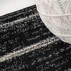 JONATHAN Y Williamsburg Minimalist Stripe Black/Cream Indoor Area Rug, 3x5, Contemporary, Modern, Easy-Cleaning for Living Room, Bedroom, Kitchen, Pet Friendly, Non-Shedding (MOH201F-3)