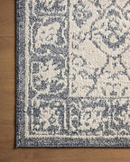 Loloi Magnolia Home by Joanna Gaines Gigi Collection GIG-02 Ivory/Blue 2'-7" x 10'-0" Runner Rug