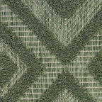 Nourison Home Versatile Green 4' x 6' Area Rug - Easy Clean, Non Shedding, Bed Room, Living Room, Dining Room, Kitchen (4' x 6')