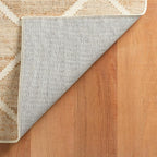 Dash & Albert Kali Natural Machine Washable Rug, 7.5 X 9.5 Feet, Tan Geometric Pattern