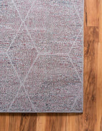 Unique Loom Trellis Frieze Collection Area Rug - Geometric (2' x 3', Blue Multi/ Ivory)