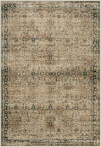 Moynesa Vintage Brown Washable 5x7 Area Rugs for Living Room, Boho Area Rug for Bedroom Dining Room Kitchen, Low Pile Soft Non-Slip Retro Carpets for Office Indoor Nursery