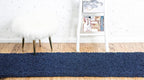 Unique Loom Solid Shag Collection Area Rug (2' 2" x 6' 5" Runner, Sapphire Blue/ Navy Blue)