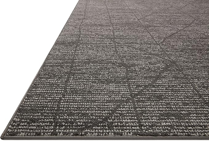 Loloi Kamala Collection KAM-06 Charcoal/Ivory 5'-3" x 7'-9" Area Rug