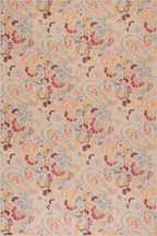 Dash & Albert INES Multi Machine Washable Rug, Runner-2.5 X 8 Feet, Multicolored/Yellow Floral Pattern
