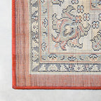 Rugs.com Yasmin Collection Rug – 8 Ft Square Terracotta Medium Rug Perfect for Living Rooms, Kitchens, Entryways