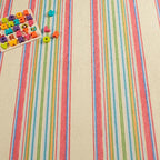 Dash & Albert Cady Stripe Multi Machine Washable Rug, 4 X 6 Feet, Multicolored Stripe Pattern - Premium Luxury Hotel Quality Soft Breathable Hypoallergenic Machine Washable Easy Care All Season