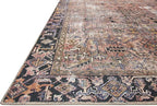 Loloi Chris Loves Julia Jules Collection JUL-02 Terracotta/Multi 2'-6'' x 9'-6'', .13" Pile Height, Runner Rug