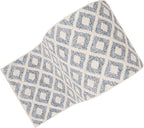 Well Woven Custom Size Runner - Choose Your Length - Ainsley Blue Diamond Trellis Geometric Tribal - 31 Inches Wide x 22 Feet Long Runner (31" x 22' Runner) Rug