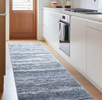 Well Woven Custom Size Hallway & Stair Runner- Harlow Delphi Taupe 27 Inches Wide x 90 Feet Long Runner (27" x 90') Runner Rug - Modern Stripes Pattern, Ultra-Soft, Easy-Clean