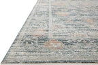 Loloi Magnolia Home by Joanna Gaines Millie Collection MIE-01 Blue/Multi 3'-6" x 5'-6", .25" Pile Height, Accent Rug