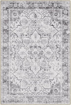 LUMI Washable Area Rug 5x8 for Living Room, Ultra Soft Stain Resistant Carpet with Non Slip Rubber Backing, Non-Shedding Low Pile Rugs for Bedroom, Dining Room, Indoor, Office