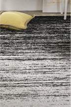 SAFAVIEH Area Rug 11x15 - Adirondack Collection - Large - Silver & Black, Modern Ombre Design, Non Shedding & Easy to Clean, Ideal for Living Room, Bedroom, Office, Dining Space (ADR113A)