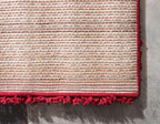 Unique Loom Solid Shag Collection Area Rug (6' 1" x 9' Rectangle, Cherry Red)