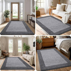Washable Area Rug 34" x 60", Non Slip Kitchen Rug for Floor, Absorbent Entrance Runner Rug for Bedroom, Living Room, (Roll Packing)