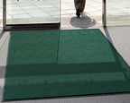 WaterHog Diamond | Commercial-Grade Entrance Mat with Rubber Border – Indoor/Outdoor, Quick Drying, Stain Resistant Door Mat (Evergreen, 3' x 12')