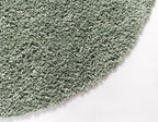 Unique Loom Davos Shag Collection Area Rug - Solid (2' Round, Sage)