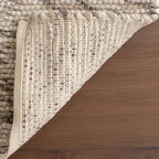 Rugs USA Marilyn Charcoal/Ivory, 8'6" x 11'6", Hand Woven, Marled, Wool, Soft and Cozy, High Traffic, Stain Resistant, Easy Clean, Durable Area Rug for Bedroom, Living Room, Dining, Den, Foyer