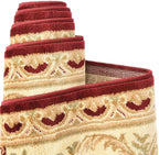 Unique Loom Versailles Collection Traditional Classic Floral Motif Area Rug (7' 11 x 7' 11 Octagon, Burgundy/Ivory)
