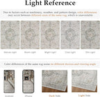 5x7 Washable Vintage Area Rug for Living Room Bedroom Soft Tranditional Non Slip Large Throw Rug Lightweight Floral Low Pile Distressed Carpet Laundry Dining Room Kitchen Office