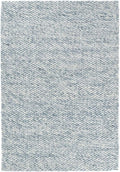 Dash and Albert Loggia Sky Wool Area Rug - 3' x 5' Sky Blue Solid Handwoven Accent Rug - Durable, Lightweight, Dining Room, Living Room, Bedroom - Premium Luxury Hotel Quality Soft Breathable