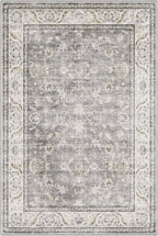 LUMI 5x8 Washable Area Rug for Living Room, Ultra Soft Traditional Vintage Rugs Non Slip with Rubber Backing, Low Profile, High Traffic, Stain Resistant Carpets, Ideal for Bedroom, Dining Room, Indoor