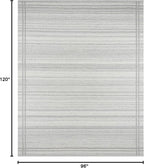 Mark&Day Wool Rugs, 8x10 Janmichael Solid and Border Gray Area Rug, Grey Ivory Carpet for Living Room, Bedroom or Kitchen (8' x 10')