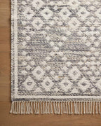 Loloi Angela Rose Rivers Collection RIV-01 Denim/Ivory 7'-9" x 9'-9" Reversible Area Rug