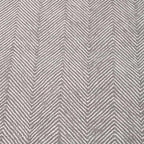Modern Herringbone Chevron Collection Handcrafted Wool Area Rug - Durable, Zigzag Pattern, for High Traffic, Contemporary Design for Living Room, Bedroom, Dining Room Decor (Smoke Grey, 8' x 11')