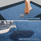 Machine Washable Throw Rug 24" x 36", Non Slip Kitchen Mat for Floor, Absorbent Entryway Rug for Kitchen, Bathroom, Door