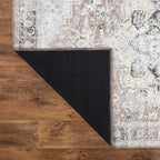 Bloom Rugs Washable Non-Slip 3' x 5' Rug - Blush/Beige Traditional Medallion Area Rug for Living Room, Bedroom, Dining Room, and Kitchen - Exact Size: 3' x 5'