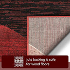 Well Woven Dulcet Bingo Red Modern Geometric (7'10" x 9'10") Area Rug