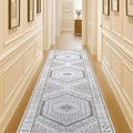 Fame Living Washable Area Rug. Modern Farmhouse. Vintage. Turkish. Bohemian. Distressed. Oriental. Traditional. Rugs for Living Room. Dining. Bedroom. Office. Entryway. Foyer. (856BrC, 2'5" x 9'8")