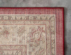 Unique Loom Sialk Hill Collection Area Rug - Washington (9' 10" x 13' 1" Rectangle Burgundy/Cream)