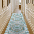 Fame Living Washable Area Rug. Modern Farmhouse. Vintage. Turkish. Bohemian. Distressed. Oriental. Traditional. Rugs for Living Room. Dining. Bedroom. Office. Entryway. Foyer. (856GG, 2'5" x 9'8")
