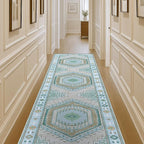 Fame Living Washable Area Rug. Modern Farmhouse. Vintage. Turkish. Bohemian. Distressed. Oriental. Traditional. Rugs for Living Room. Dining. Bedroom. Office. Entryway. Foyer. (856GG, 2'5" x 9'8")