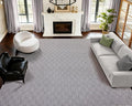 ANSSO Wool Area Rugs 9x12 Living Room,80% Merino Wool and 20% Cotton Soft Tufted Area Rug with Cotton Non-Slip Backing,Large Area Rug for Bedroom Bedroom, Dining and Home Office (Deep Gray)