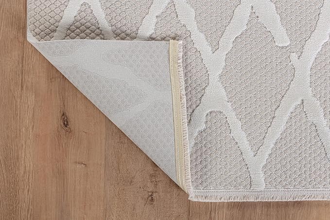 Modern Indoor Rug Diamond 9x12 Area Rugs for Living Room Luxury Kitchen Bedroom Durable Soft Geometric Durable Low and High Pile Stain Resistant Non Shedding Area Carpet 9x12