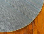 Unique Loom Solo Collection Area Rug - Calabasas (6' 1" Round, Light Green)