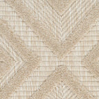 Nourison Home Versatile Cream 5' x 7' Area Rug - Easy Clean, Non Shedding, Bed Room, Living Room, Dining Room, Kitchen (5' x 7')