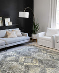 Loloi II Skye Collection SKY-09 Graphite/Silver 2'-3" x 3'-9" Accent Rug