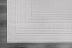 Micro Loop Indoor Rug White 9x12 Boho Geometric Neutral Area Rugs for Living Room Soft Luxury Modern Low and High Pile Durable Stain Resistant Non-Shedding Indoor Area Carpet 9 x 12