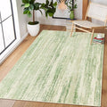 MUJOO 3x5 Rug Washable,Entryway Rug Small Area Rugs for Bedroom Living Room Kitchen Bathroom,Modern Abstract Non Slip Carpet,Indoor Entry Mat,Low Pile Throw Rug Accent Green