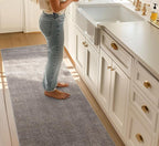 Well Woven Custom Size Hallway & Stair Runner- Harlow Pompeii Taupe 31 Inches Wide x 25 Feet Long Runner (31" x 25') Runner Rug - Modern Chevron Pattern, Ultra-Soft, Easy-Clean