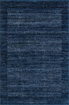 Rugs.com Angelica Collection Rug – 4' x 6' Navy Blue Medium Rug Perfect for Entryways, Kitchens, Breakfast Nooks, Accent Pieces