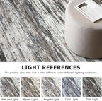3x5 Modern Abstract Area Rug for Entryway, Grey Brown Super Soft Washable Rug with Non-Slip, Low-Pile Door Mat Indoor for Living Room Bedroom, Carpet with Non-Shedding