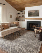 Loloi Angela Rose Rivers Collection RIV-01 Denim/Ivory 7'-9" x 9'-9" Reversible Area Rug