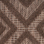 Nourison Home Versatile Brown 4' x 6' Area Rug - Easy Clean, Non Shedding, Bed Room, Living Room, Dining Room, Kitchen (4' x 6')
