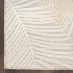 Nourison Home Suncoast Beige 5'3" x 7'3" Area Rug - Easy Clean, Non Shedding, Bed Room, Living Room, Dining Room, Kitchen (5' x 7')